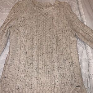 Funfetti Cable Knit Hollister Sweater